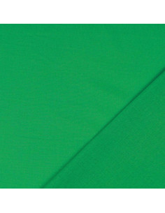 Tissu coton cretonne uni - Vert herbe 2