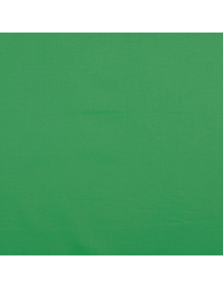 Tissu coton cretonne uni - Vert herbe
