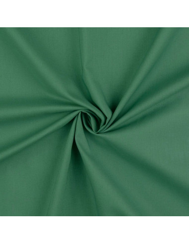 Tissu coton cretonne uni - Vert asperge