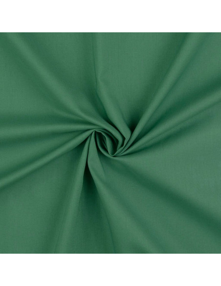 Tissu coton cretonne uni - Vert asperge