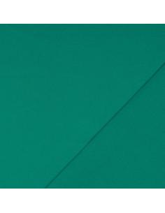 Tissu coton cretonne uni - Vert jade 2