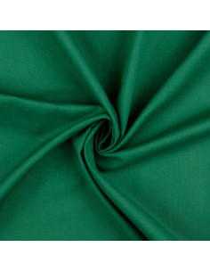 Tissu coton cretonne uni - Vert sapin
