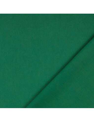 Tissu coton cretonne uni - Vert sapin