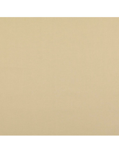 Tissu coton cretonne uni - Grège