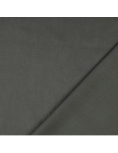 Tissu coton cretonne uni - Gris anthracite 2