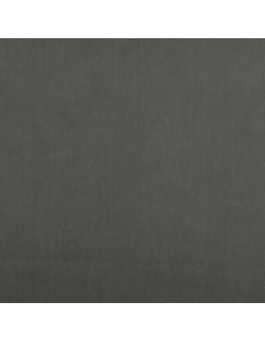 Tissu coton cretonne uni - Gris anthracite