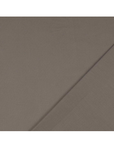 Tissu coton cretonne uni - Gris plomb