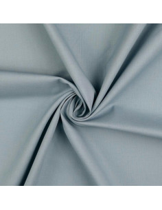Tissu coton cretonne uni - Gris souris