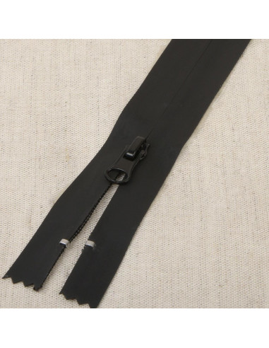 Fermeture invisible imperméable 20 cm - Noir