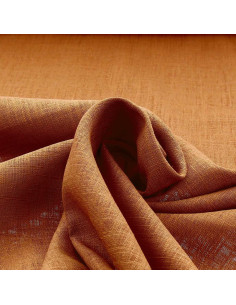 Tissu lin viscose - Jaune indien