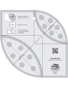 Règle Round Up Tool and Quilting Ruler Creative Grids