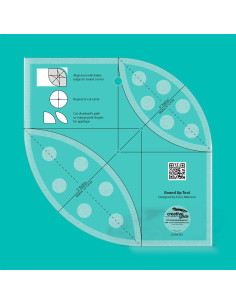 Règle Round Up Tool and Quilting Ruler Creative Grids 2