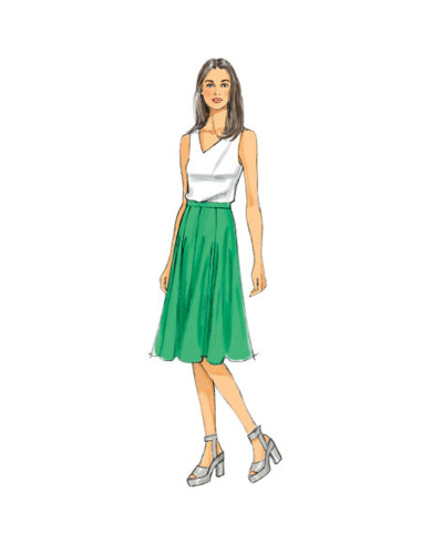 Patron de jupe et jupe-culotte - Butterick 6179