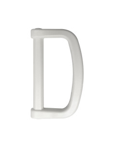 Anneau en D plastique 30 mm - Blanc