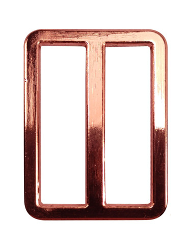 Boucle passant métal premium - Or rose 32 mm
