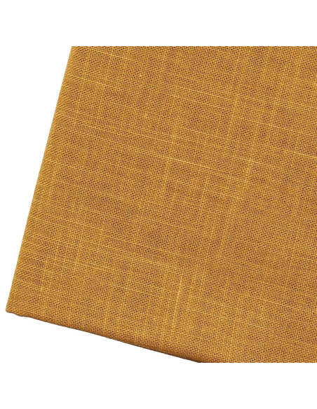 Coupon de tissu sashiko 50 cm x 55 cm - Moutarde