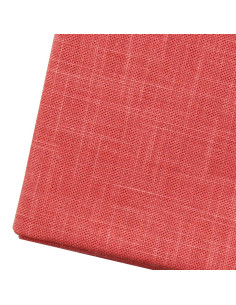 Coupon de tissu sashiko 50 cm x 55 cm - Corail