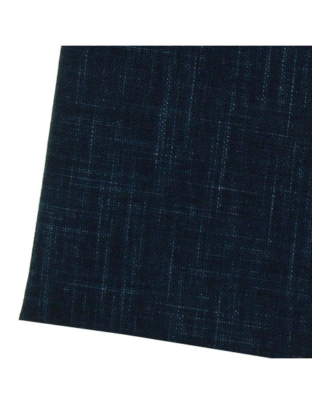 Coupon de tissu sashiko 50 cm x 55 cm - Bleu marine