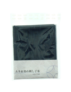 Coupon de tissu sashiko 50 cm x 55 cm - Bleu marine 2