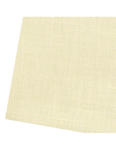 Coupon de tissu sashiko 50 cm x 55 cm - Ecru