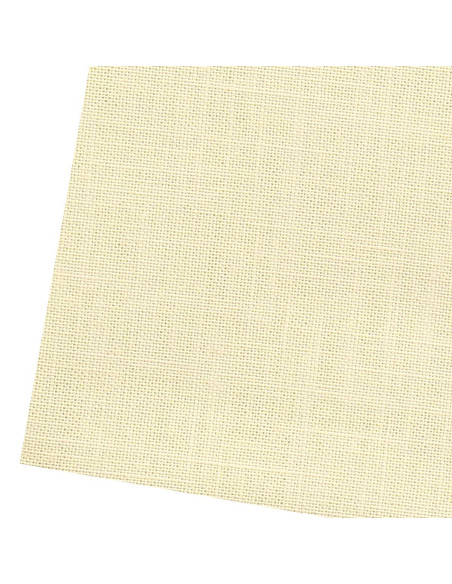 Coupon de tissu sashiko 50 cm x 55 cm - Ecru