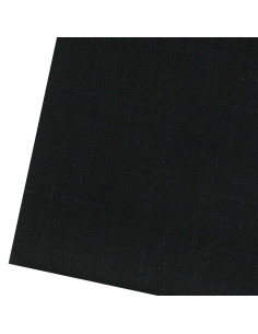 Coupon de tissu sashiko 50 cm x 55 cm - Noir