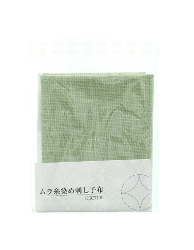 Coupon de tissu sashiko 50 cm x 55 cm - Amande