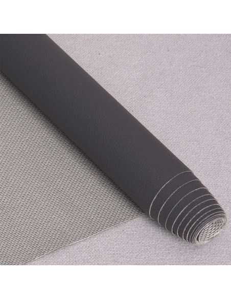 Coupon simili Karla 140 cm x 50 cm - Ardoise