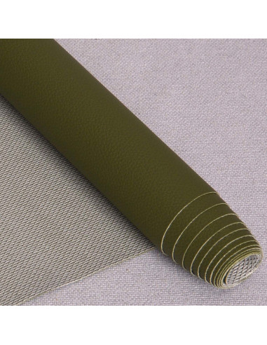 Coupon simili Karla 140 cm x 50 cm - Kaki