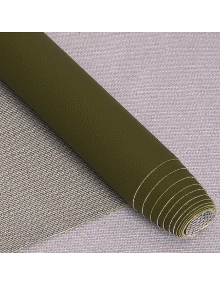 Coupon simili Karla 140 cm x 50 cm - Kaki