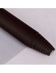 Coupon simili Karla 140 cm x 50 cm - Chocolat
