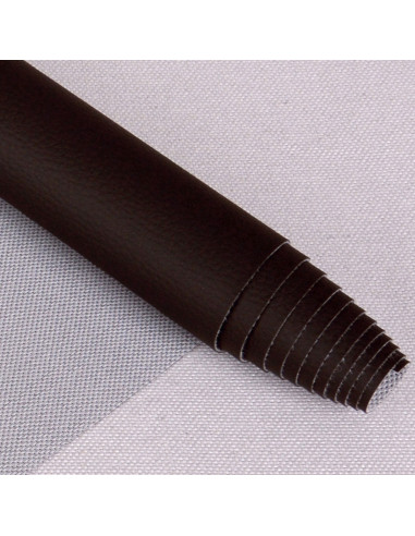 Coupon simili Karla 140 cm x 50 cm - Chocolat