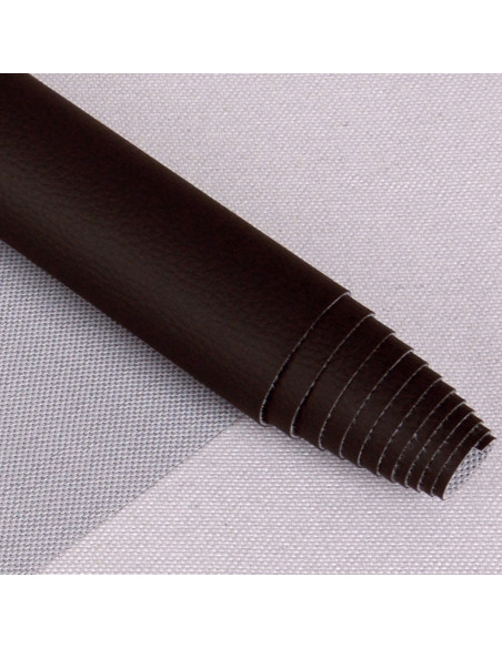 Coupon simili Karla 140 cm x 50 cm - Chocolat
