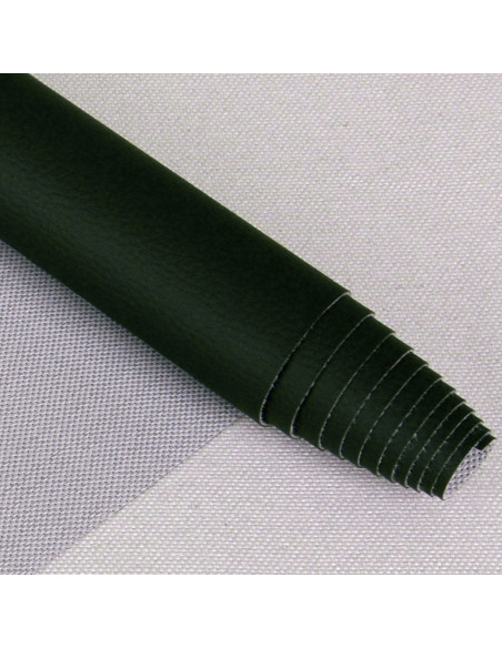 Coupon simili Karla 140 cm x 50 cm - Vert sapin