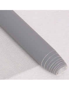 Coupon simili Karla 140 cm x 50 cm - Gris souris