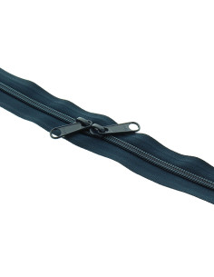 Fermeture dos à dos nylon pour sacs 60 cm - Bleu marine