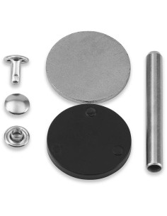 Set de 25 rivets tubulaires 3-4 mm argent VARIO Creative Tool 2
