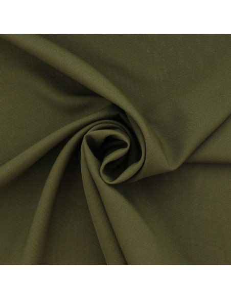 Tissu burlington - Kaki foncé