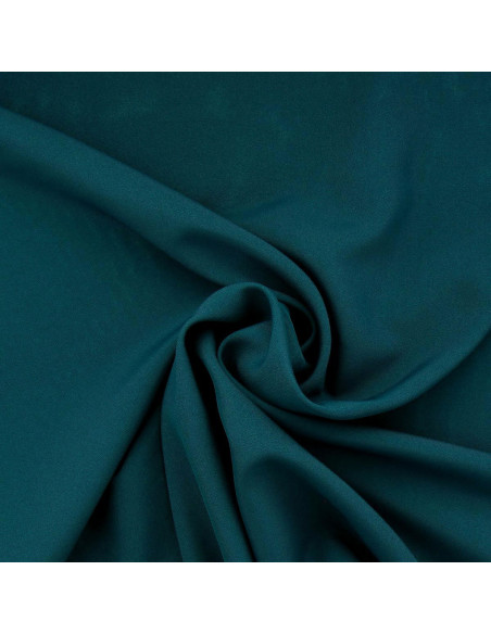 Tissu burlington - Bleu pétrole