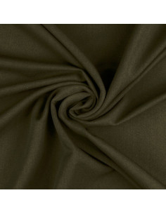 Tissu gabardine souple - Kaki