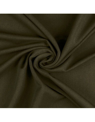 Tissu gabardine souple - Kaki