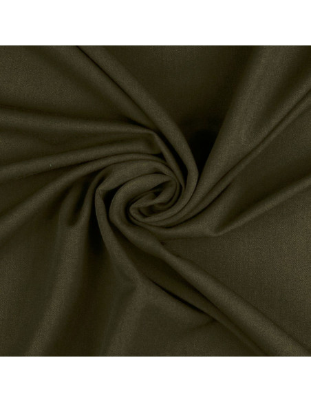 Tissu gabardine souple - Kaki