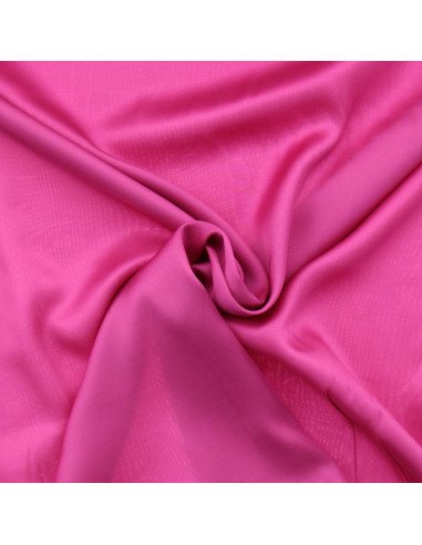Tissu satin de viscose - Fuchsia