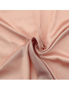 Tissu satin de viscose - Nude