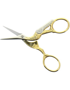 Ciseaux à broder cigogne or Premax 9 cm 2