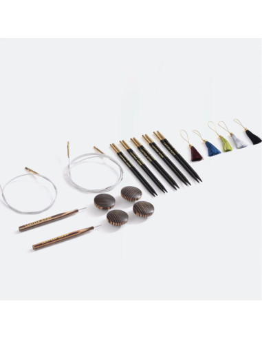 Trousse aiguilles circulaires en bois d´ébène Legacy Lantern Moon