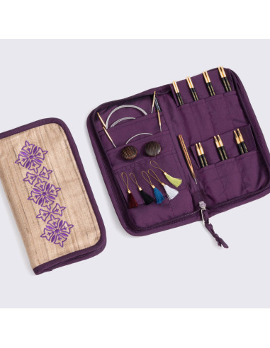 Trousse aiguilles circulaires en bois d´ébène Bliss Lantern Moon