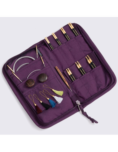 Trousse aiguilles circulaires en bois d´ébène Bliss Lantern Moon