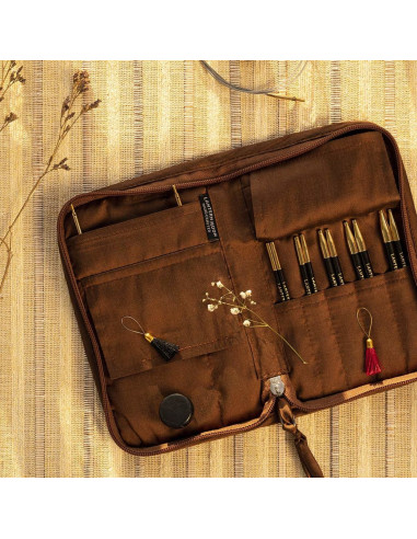 Trousse aiguilles circulaires en bois d´ébène Heritage Lantern Moon