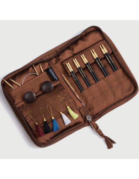 Trousse aiguilles circulaires en bois d´ébène Heritage Lantern Moon